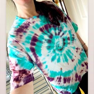 Handmade 90s Inspired Tie Dye Shirt